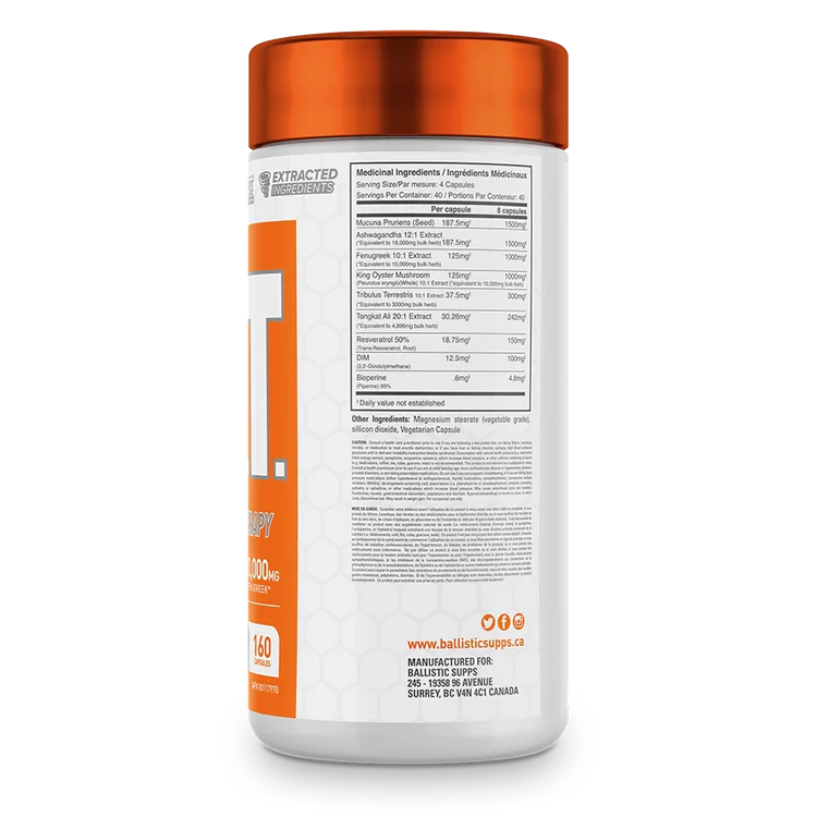 Ballistic - T.R.T. Total Recovery Therapy - 160 Caps