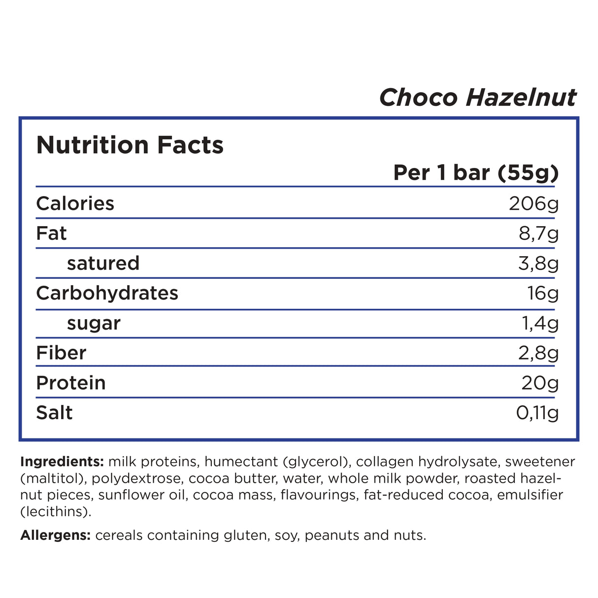 Barebells - High Protein No Sugar Added Bar - Box 12