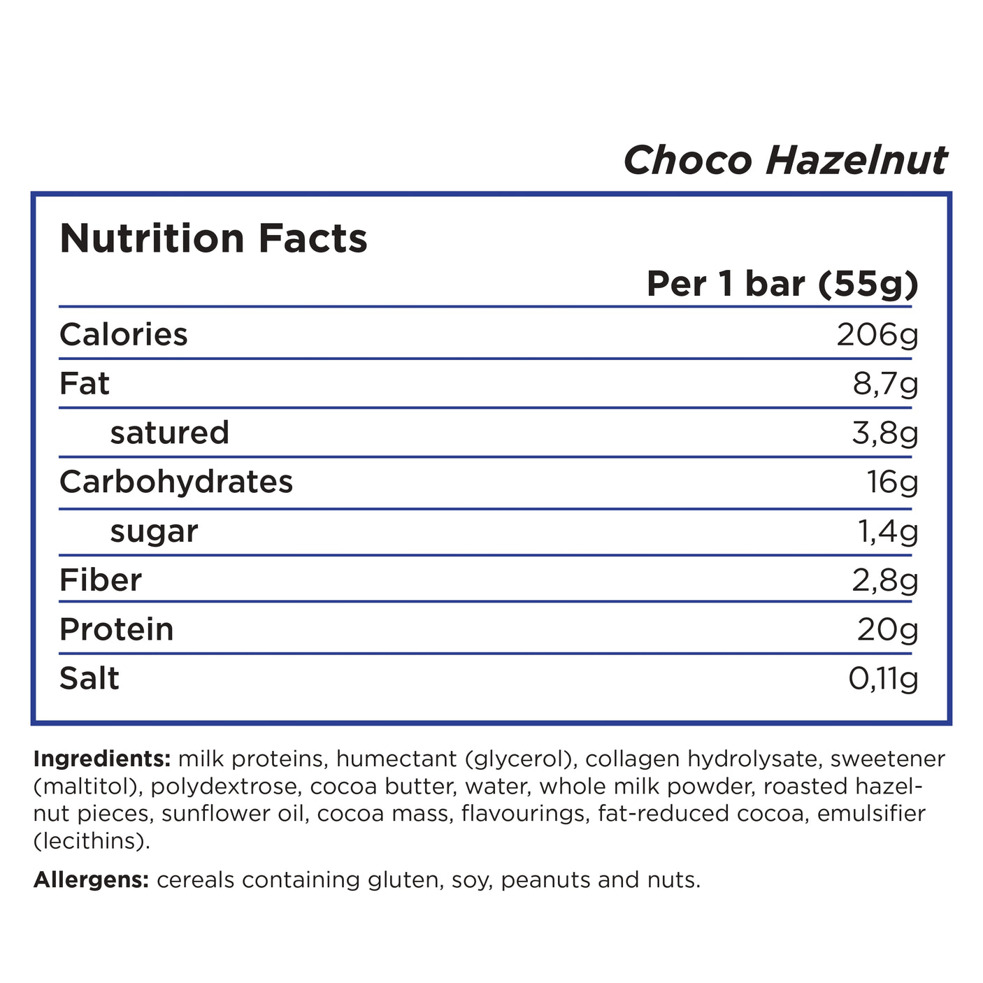 Barebells - High Protein No Sugar Added Bar - Box 12