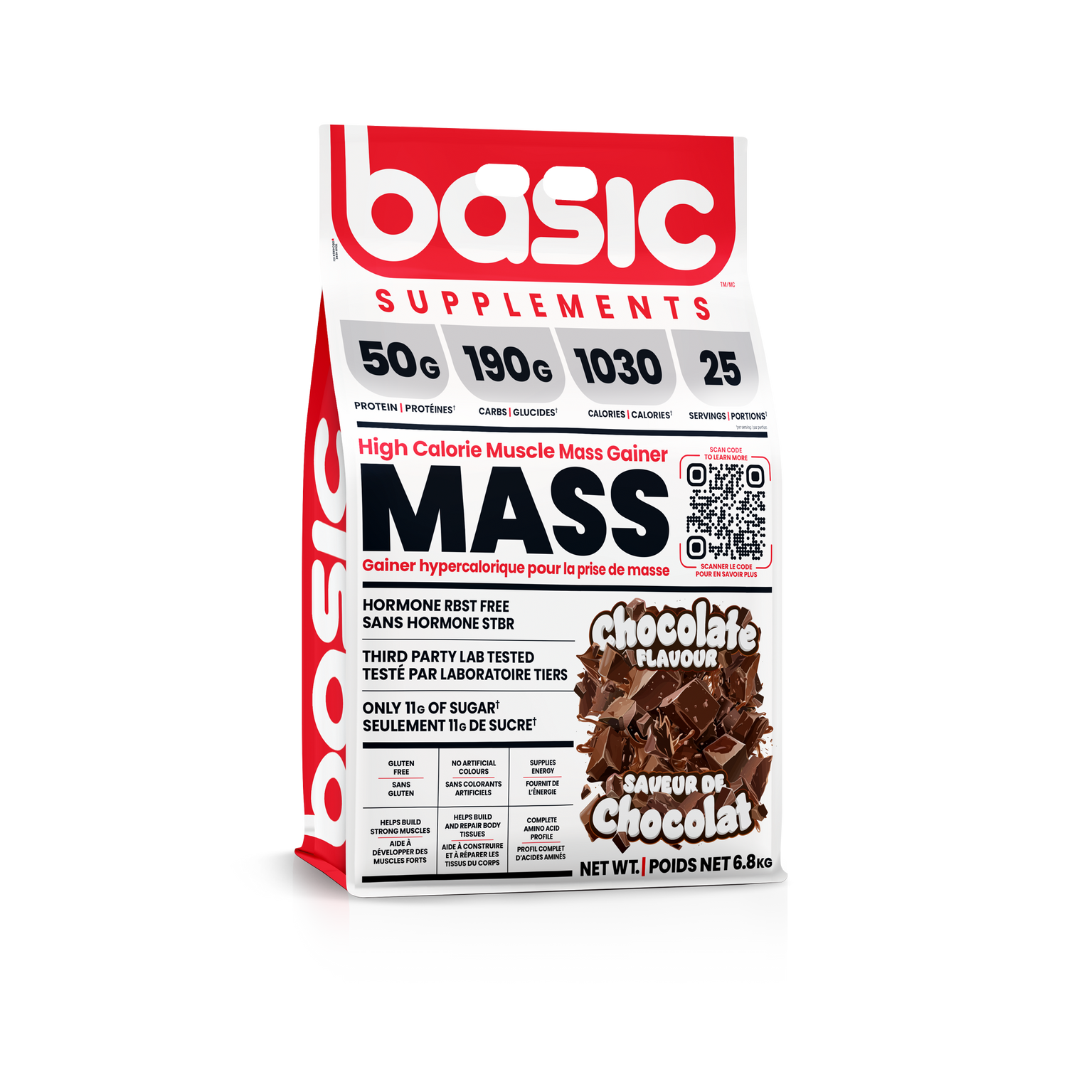 Basic Supplements - Mass Gainer - 15 lbs