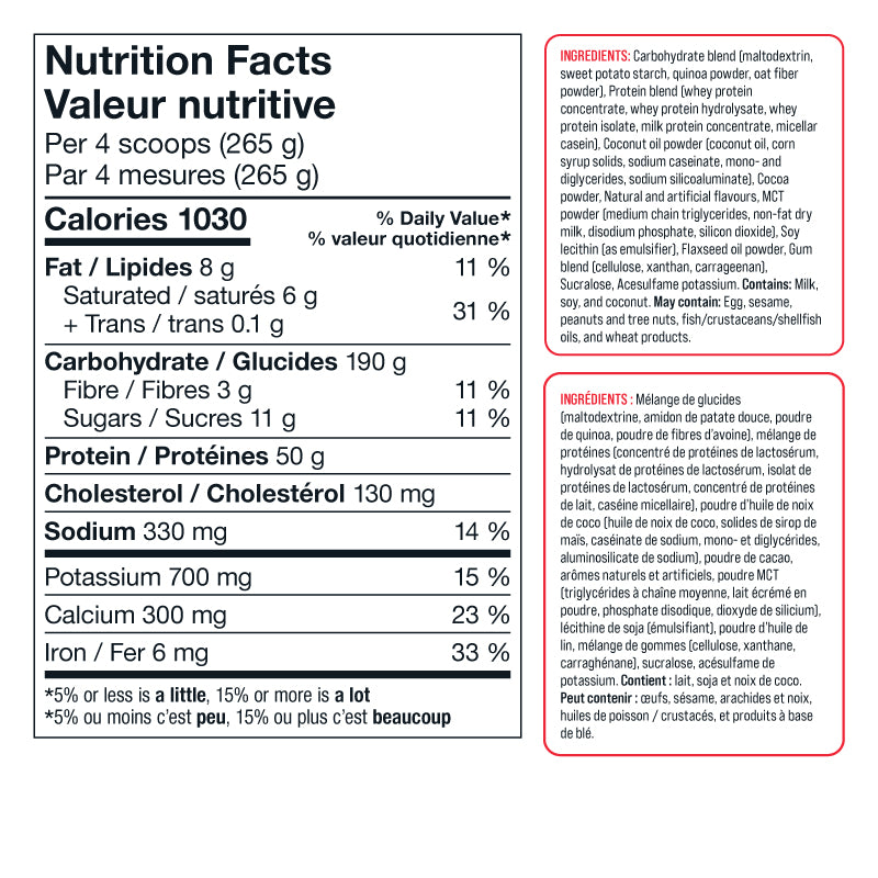 Basic Supplements - Mass Gainer - 15 lbs