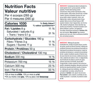 Compléments alimentaires de base - Gain de masse - 2,7 kg