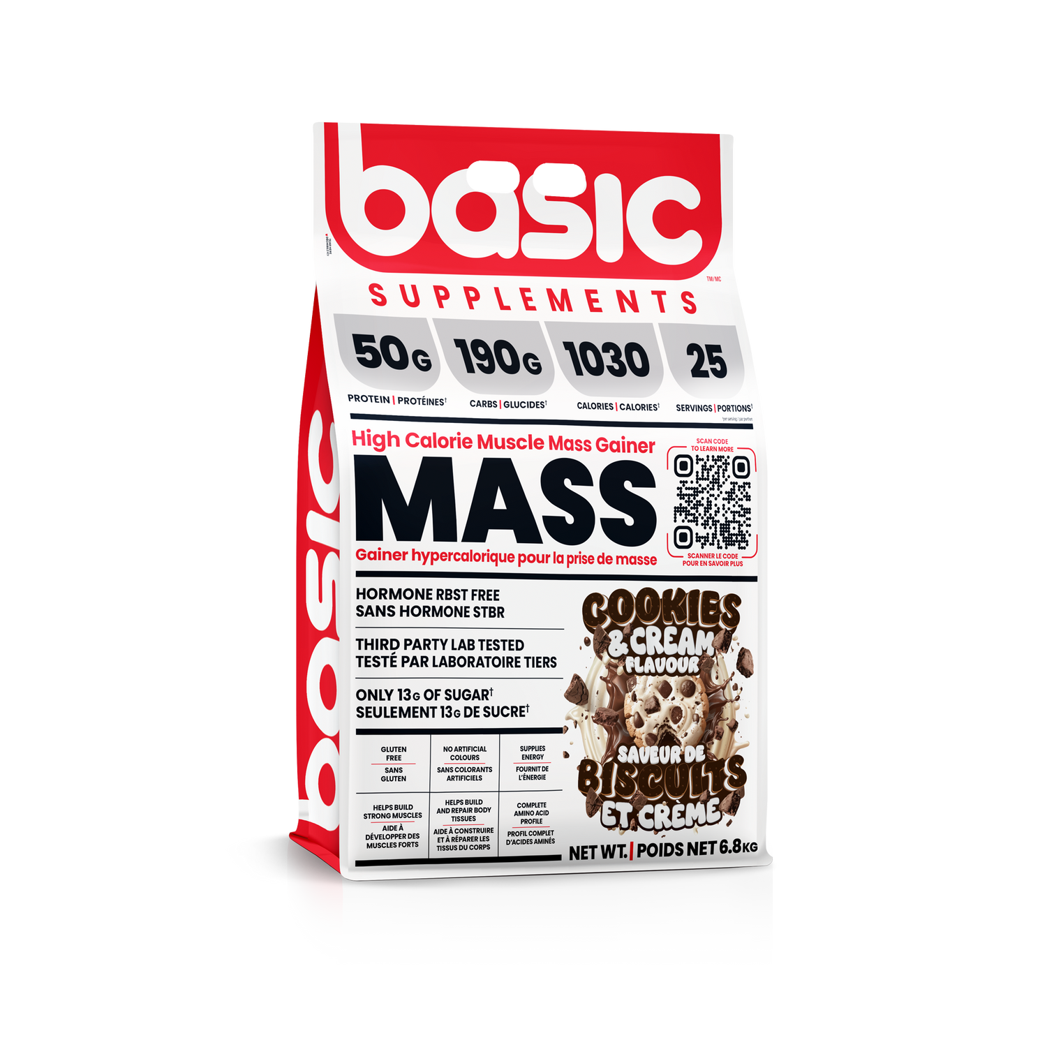 Basic Supplements - Mass Gainer - 15 lbs