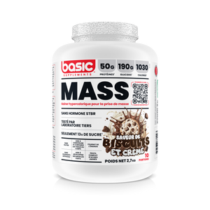 Compléments alimentaires de base - Gain de masse - 2,7 kg