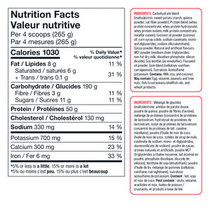 Compléments alimentaires de base - Gain de masse - 2,7 kg