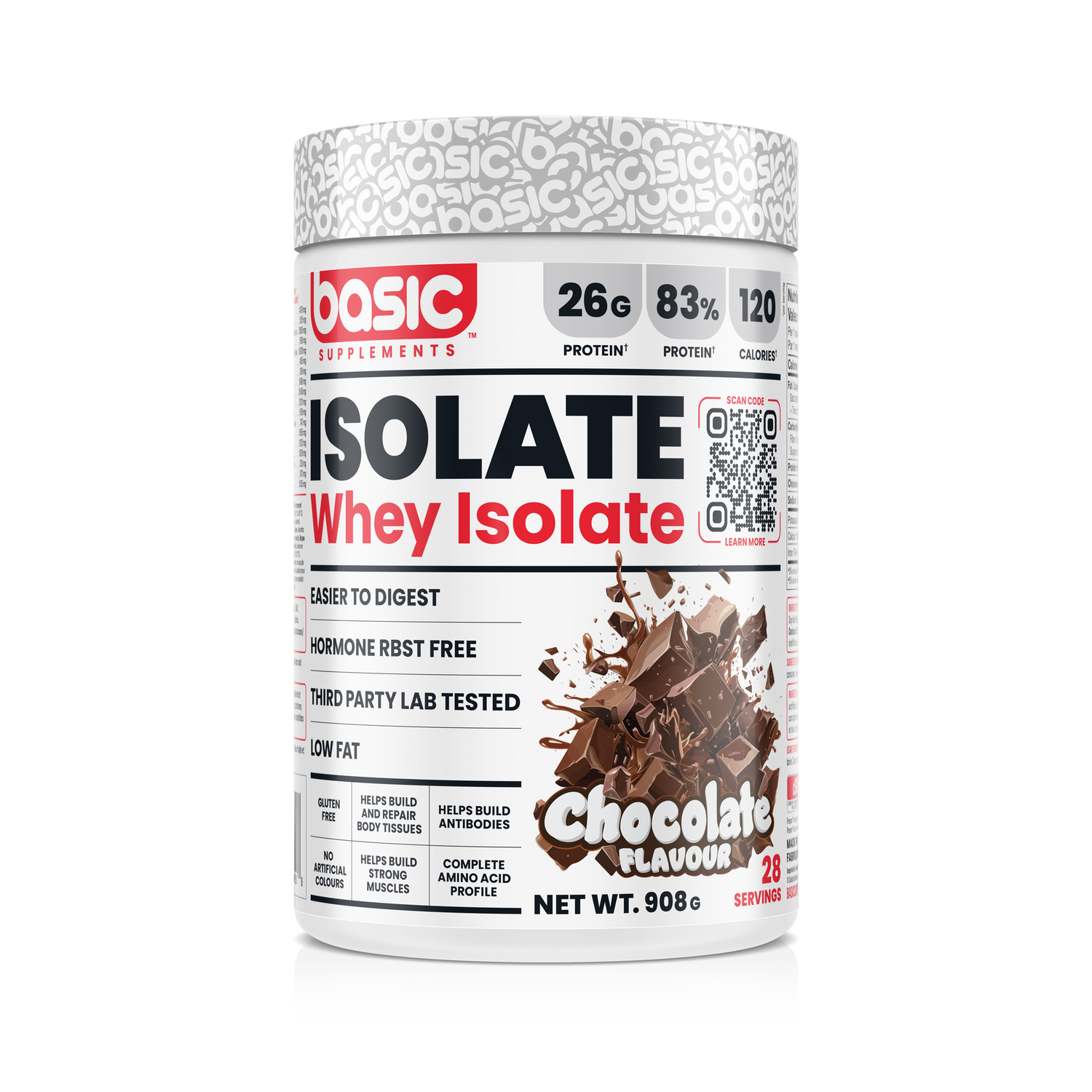 Basic Supplements - Whey Isolate - 2 lbs