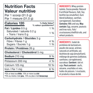 Compléments alimentaires de base - Isolat de lactosérum - 900 g