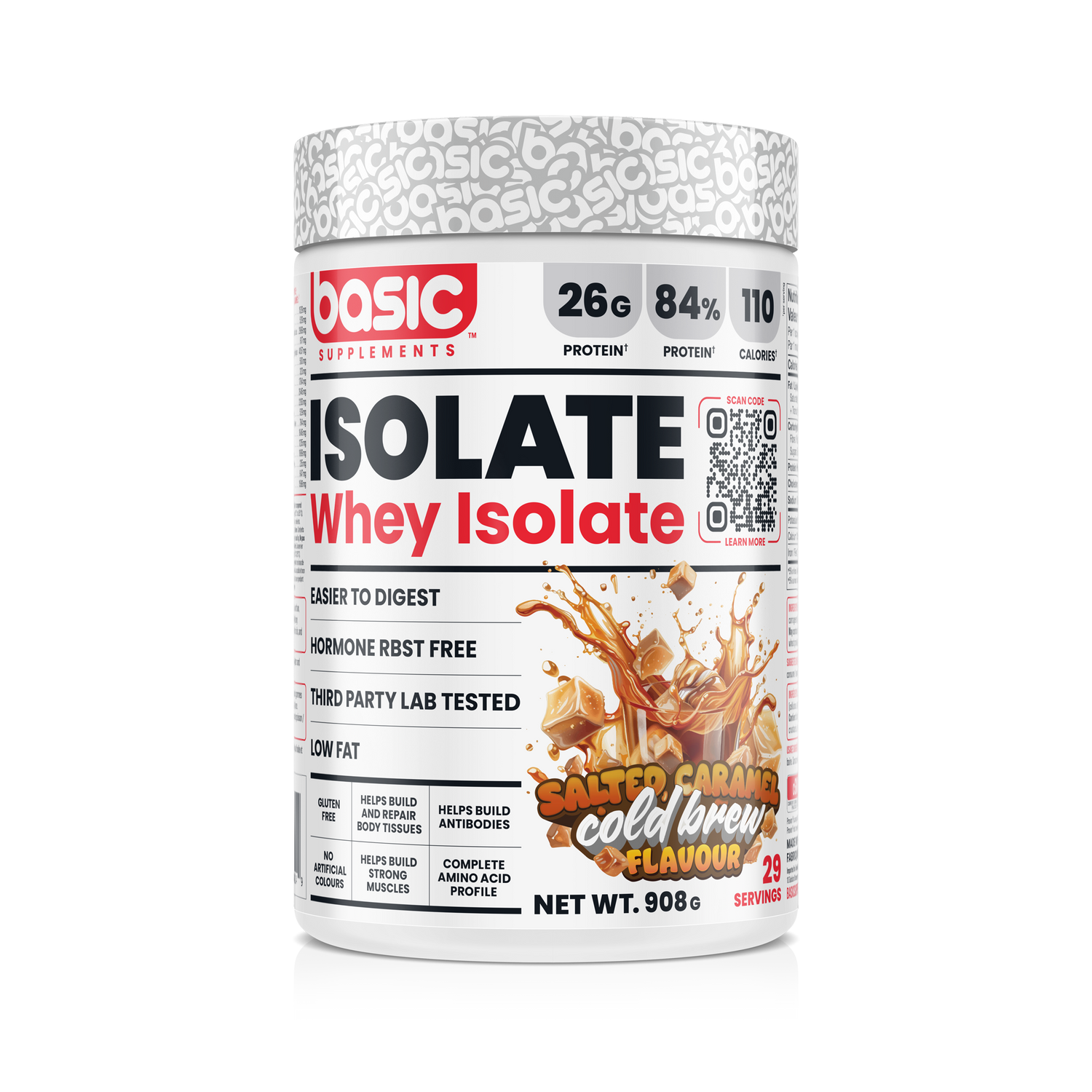 Basic Supplements - Whey Isolate - 2 lbs
