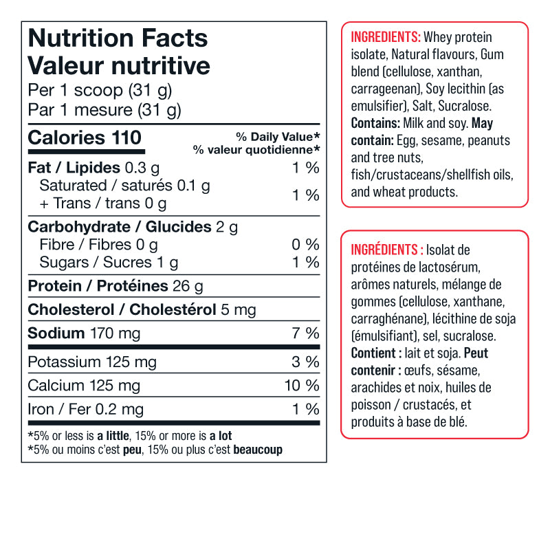 Compléments alimentaires de base - Isolat de lactosérum - 900 g