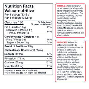 Compléments alimentaires de base - Protéines de lactosérum de base - 2,27 kg