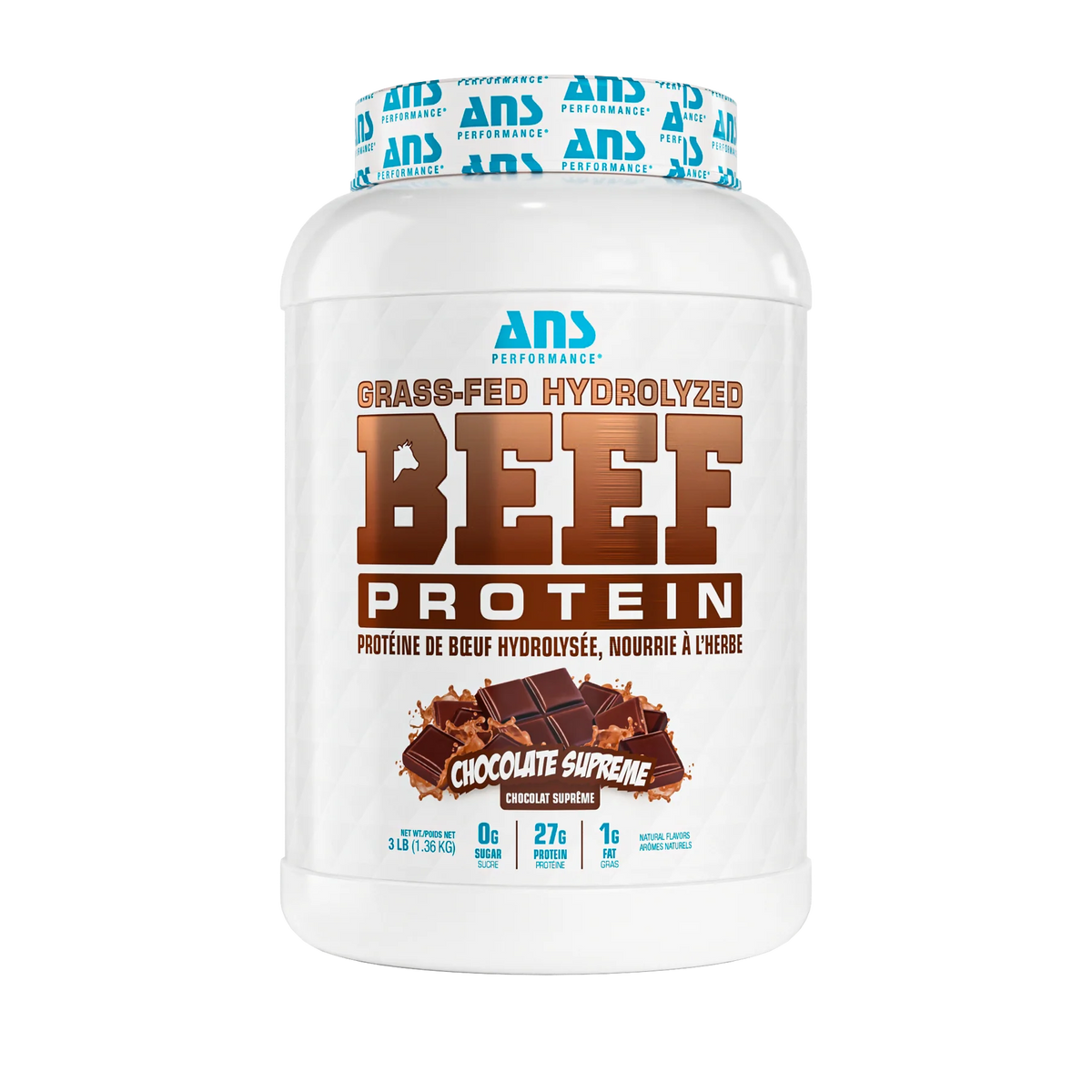 ANS Performance - Grass-Fed Hydrolyzed Beef Protein - 3lb