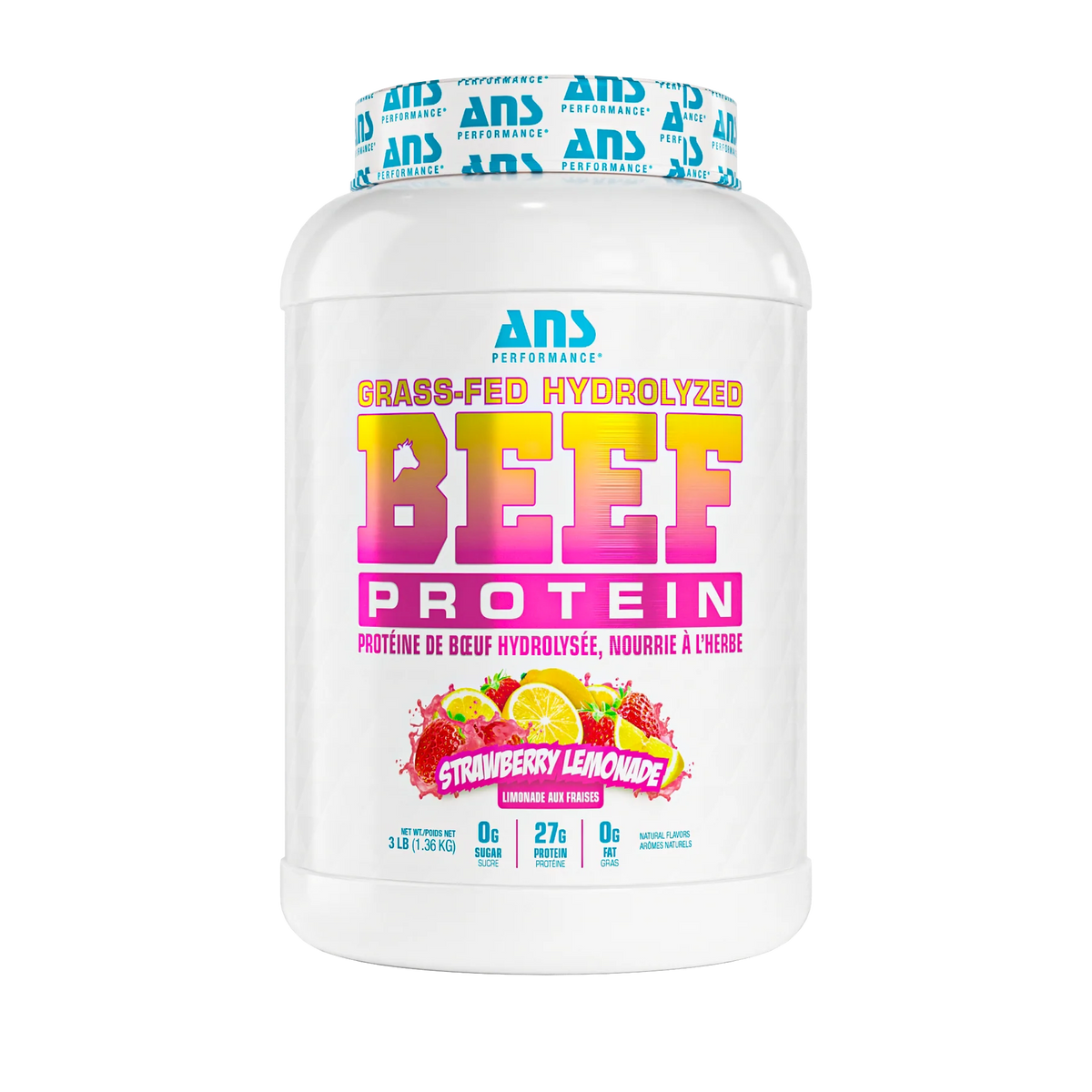 ANS Performance - Grass-Fed Hydrolyzed Beef Protein - 3lb