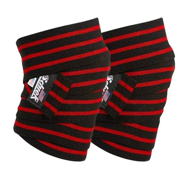 Schiek Knee Wraps 78" avec Velcro
