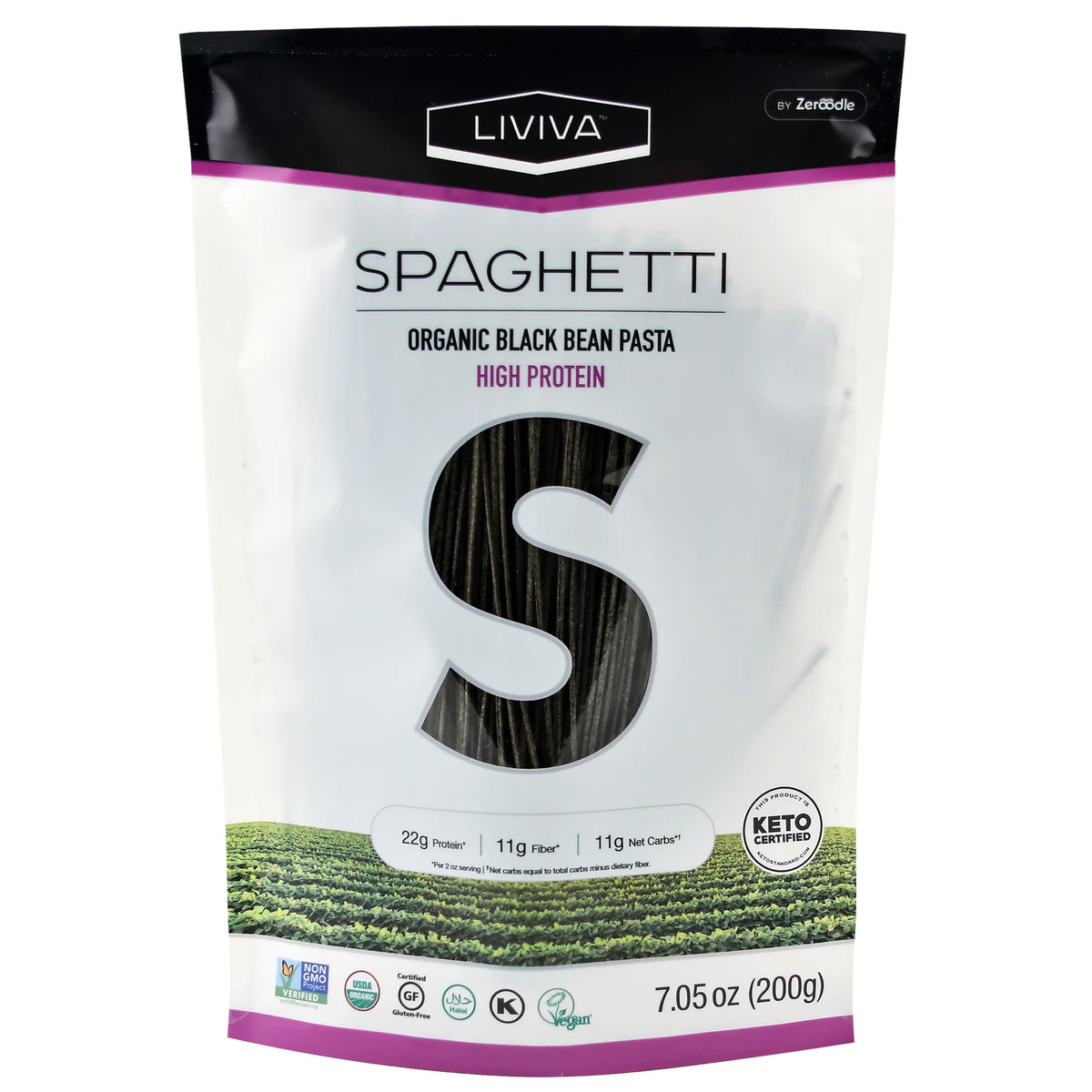 Liviva - Organic Black Bean Spaghetti - 200g
