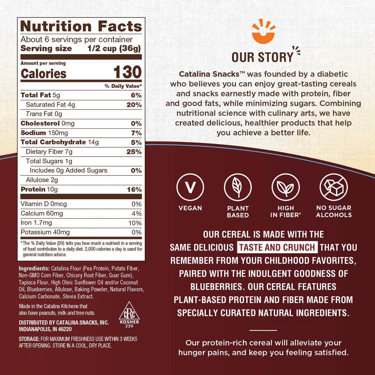 Catalina Crunch - Keto Friendly Cereal Pairing - 227g