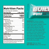 Built Bar Puffs Canada - Cookie Dough Chunk Protein Bar 40g - Nutrition Facts