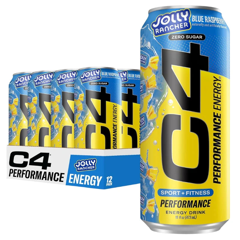 Cellucor - C4 Carbonated Energy Drink USA 12x473ml - Jolly Rancher