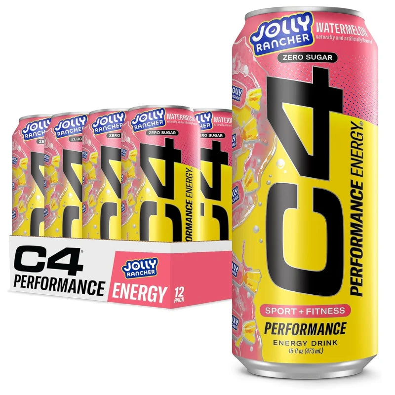Cellucor - C4 Carbonated Energy Drink USA 12x473ml - Jolly Rancher
