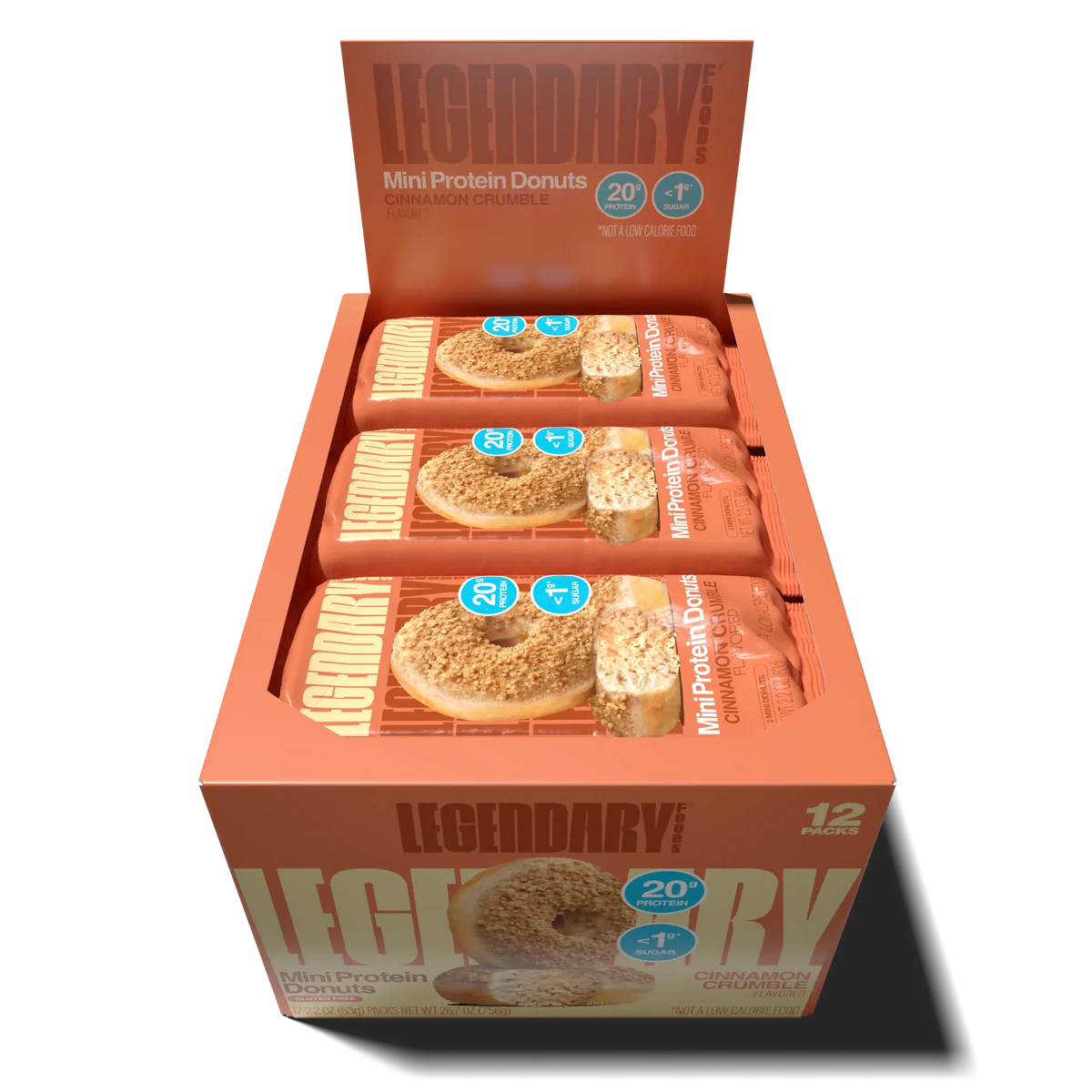 Legendary Foods - Beignets protéinés - 12 x 65 g