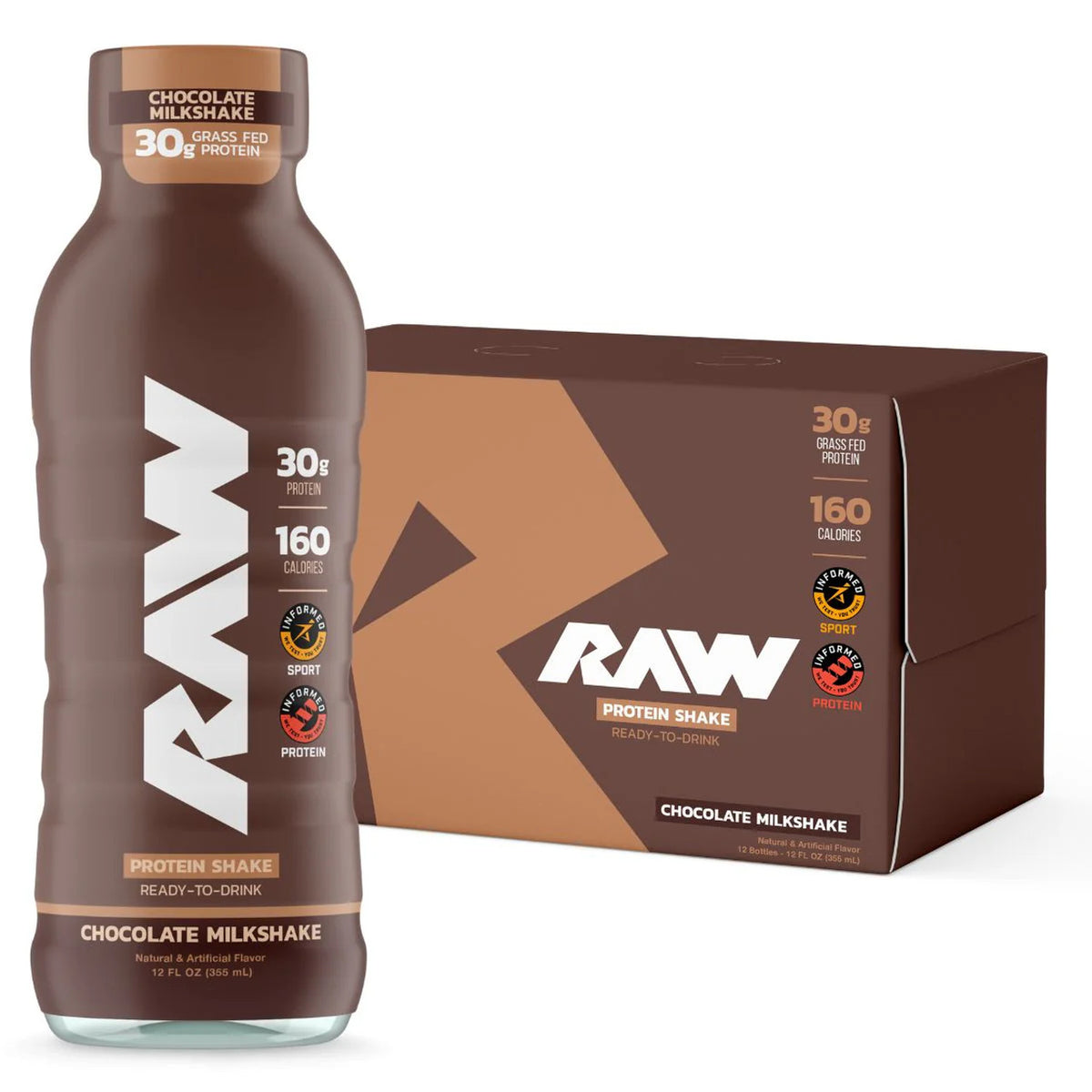 Raw Nutrition - CBum Raw Grass Fed Isolate Protein Shake - Pak 12