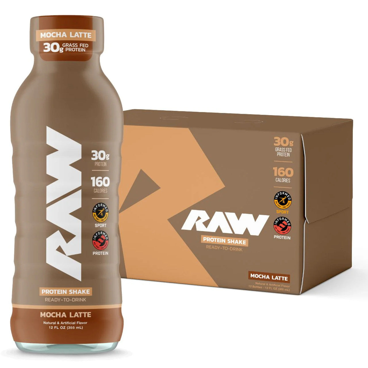 Raw Nutrition - CBum Raw Grass Fed Isolate Protein Shake - Pak 12