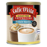 Caffe D'Vita - Premium Instant Sugar Free Cappuccino French Vanilla - 10oz