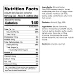 ChocZero - Zero Sugar Danish Butter Cookies - Nutrition facts