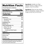 ChocZero - Zero Sugar Keto Hot Honey - Nutrition Facts