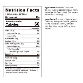 ChocZero - Zero Sugar Freeze Dried Mini Mashmallows -  Nutrition Facts