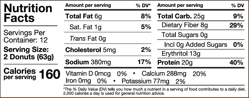 Legendary Foods - Protein Donuts - 12 X 65g