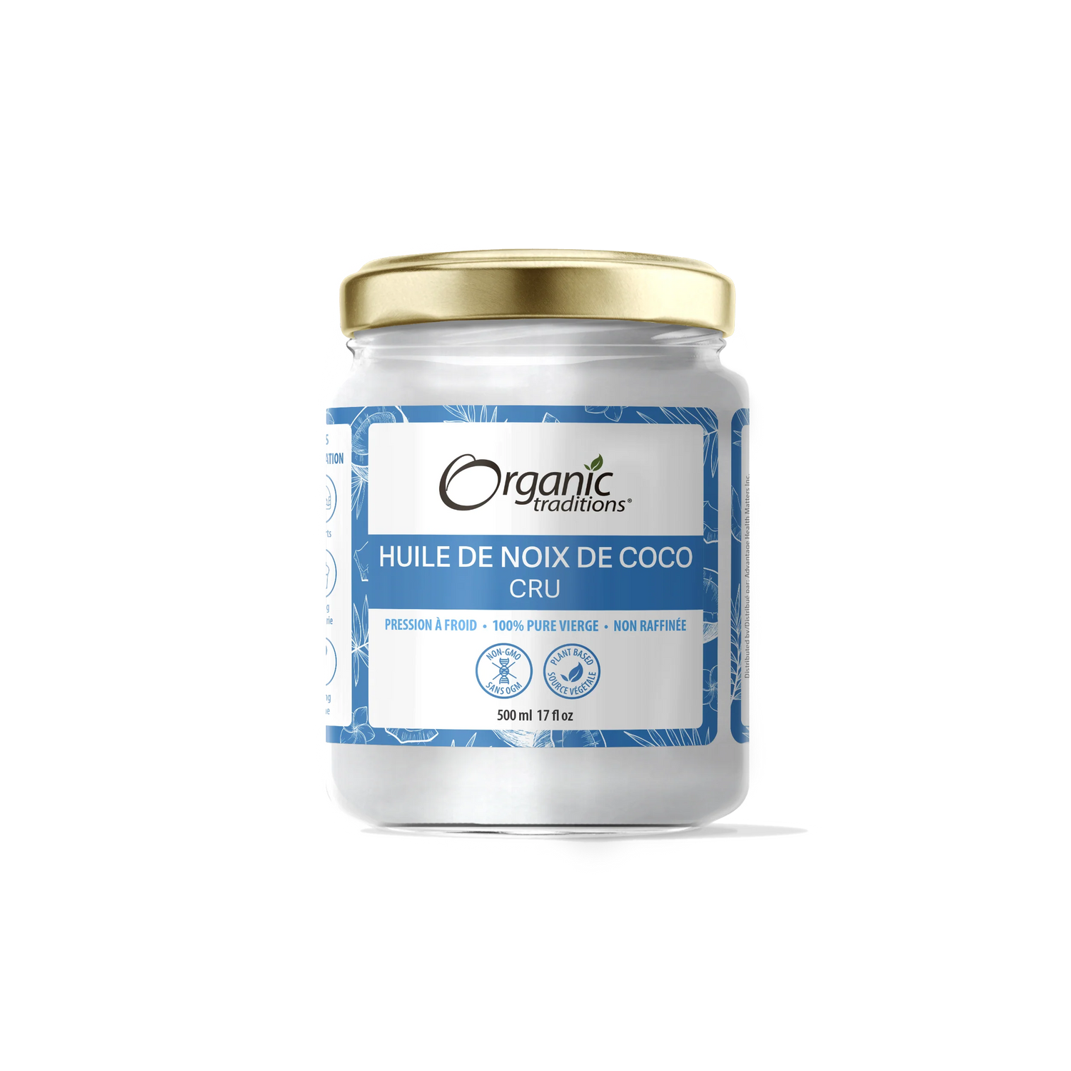 Organic Traditions - Organic Raw Coconut Oil - 500ml