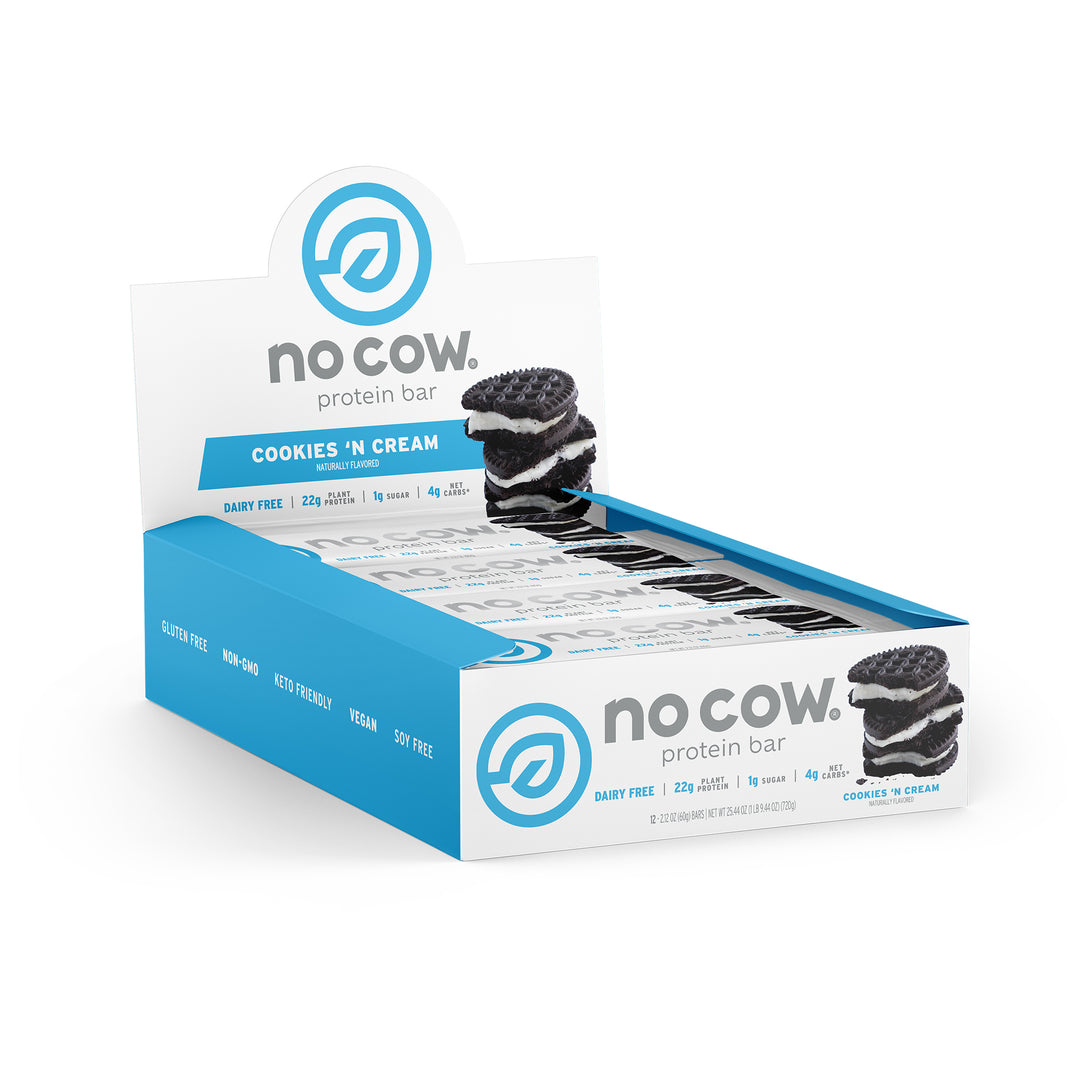 No Cow - Dairy Free Protein Bar 60g - Box 12