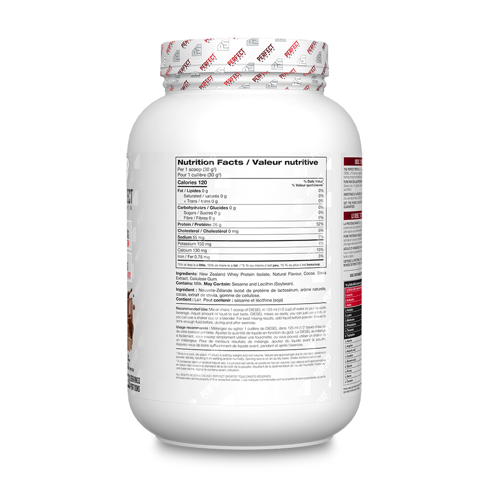 Perfect Sports - Diesel New Zealand Whey Isolate Protein - 2lbs