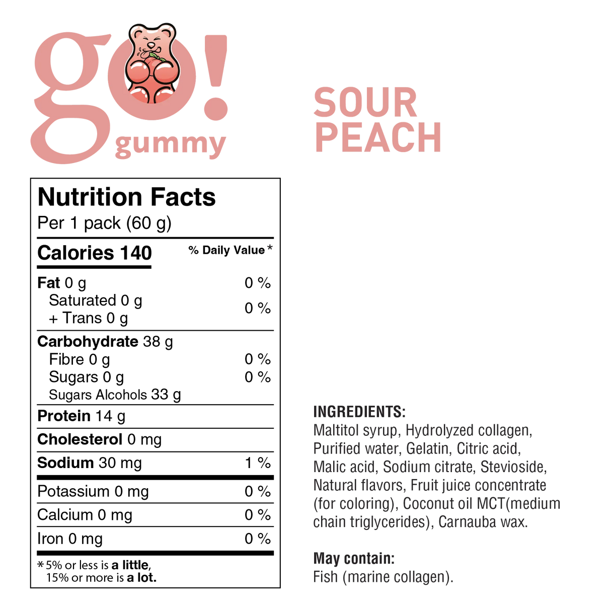 Go Nutrition - Go Protein Gummy - 60g