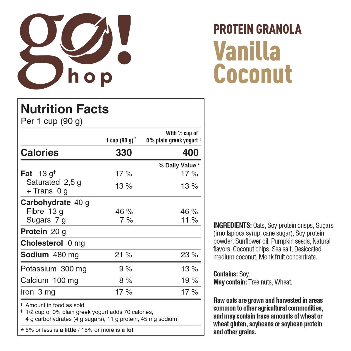 Go Nutrition - Go Hop Protein Granola - 283g