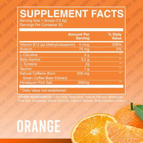 Raw Nutrition - CBum Signature Essential Pre Workout - 30 portions