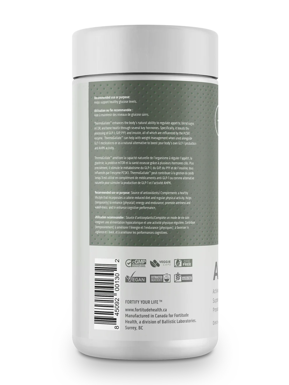 Fortitude Health - APPETIGHT - 60 caps