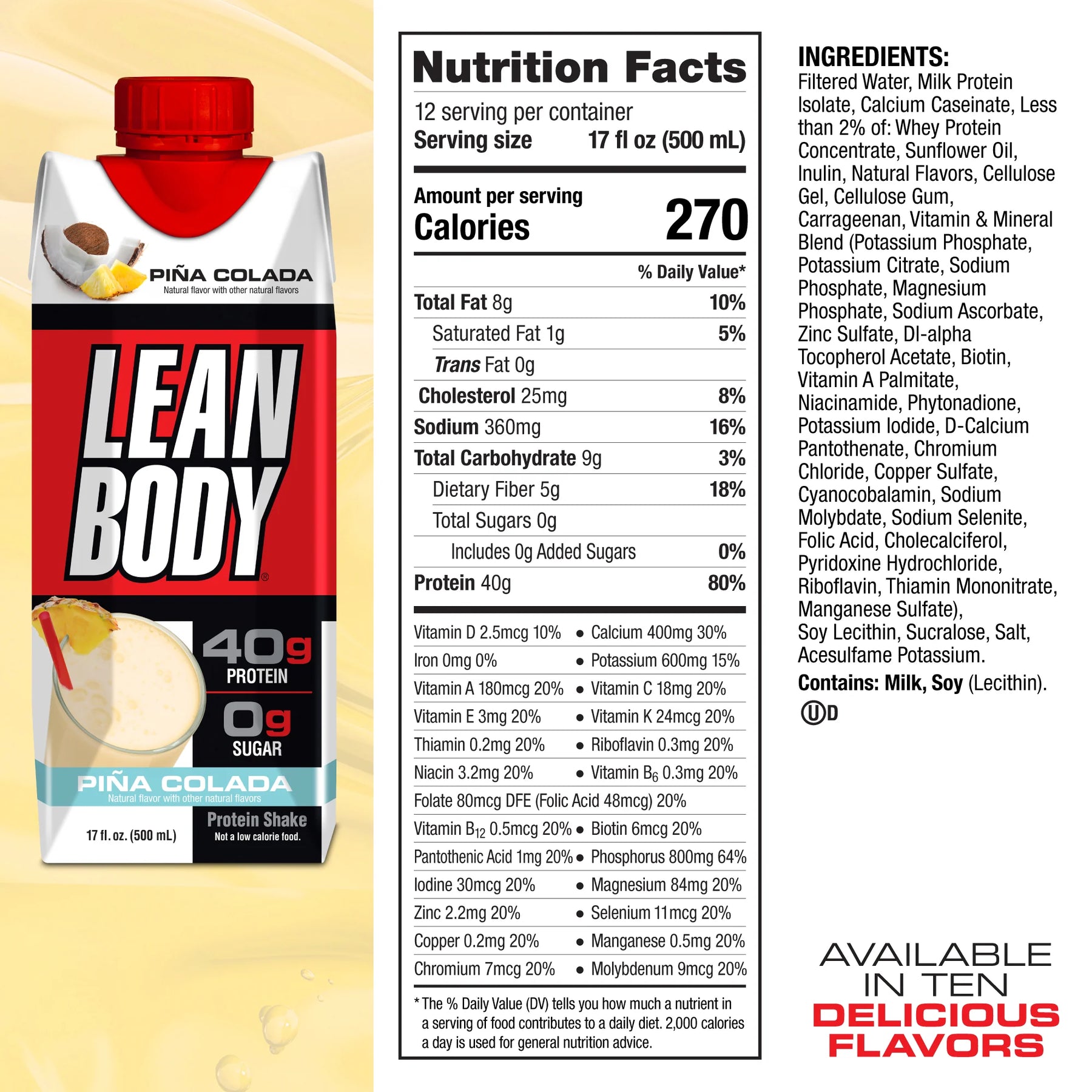 Labrada - Lean Body RTD - 12 Pak