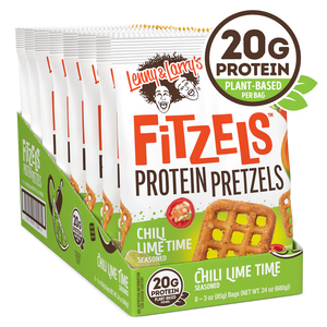 Bretzels protéinés Lenny et Larrys - Fitzels - Boîte de 8