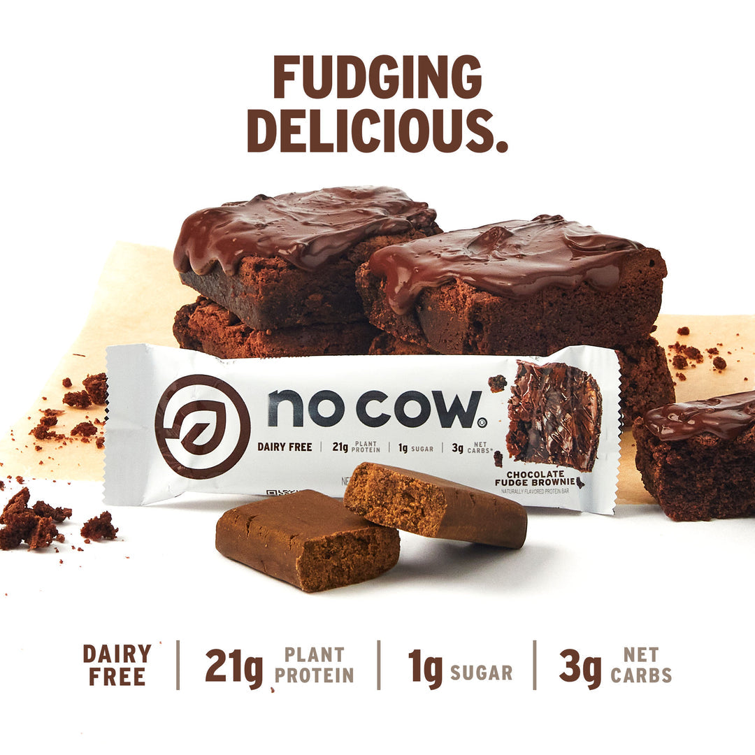 No Cow - Dairy Free Protein Bar 60g - Box 12