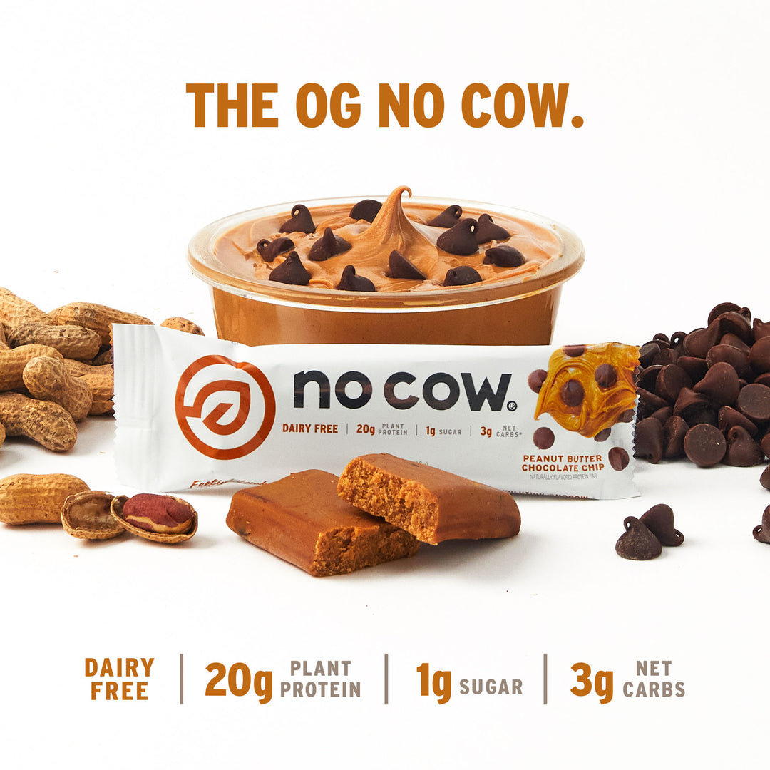 No Cow - Dairy Free Protein Bar 60g - Box 12