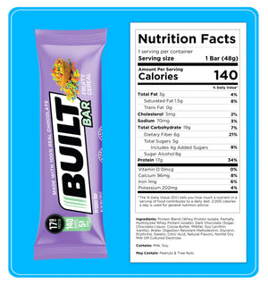 Built Protein Bar - 100% Real Chocolate - Zero Guilt 49g