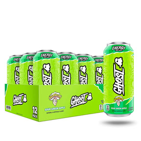 GHOST ENERGY DRINK SOUR GREEN APPLE BOX