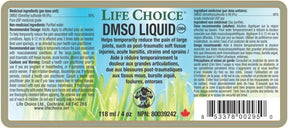 Life Choice - 90% DMSO Gel All Natural Pain Reliever - 100g