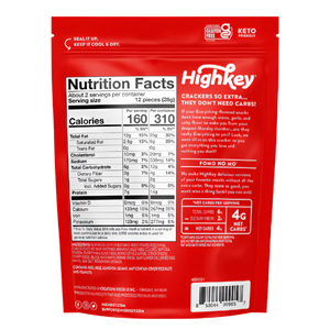 HighKey Snacks - Craquelins à la farine d'amande - 57 g