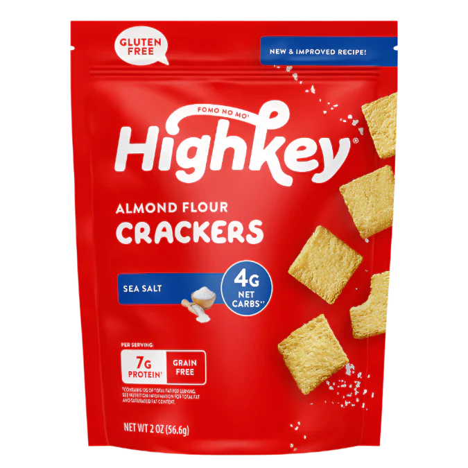 HighKey Snacks - Craquelins à la farine d'amande - 57 g