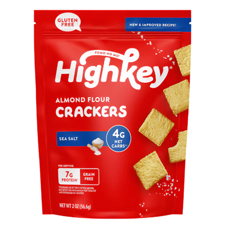 HighKey Snacks - Almond Flour Crackers - 2oz