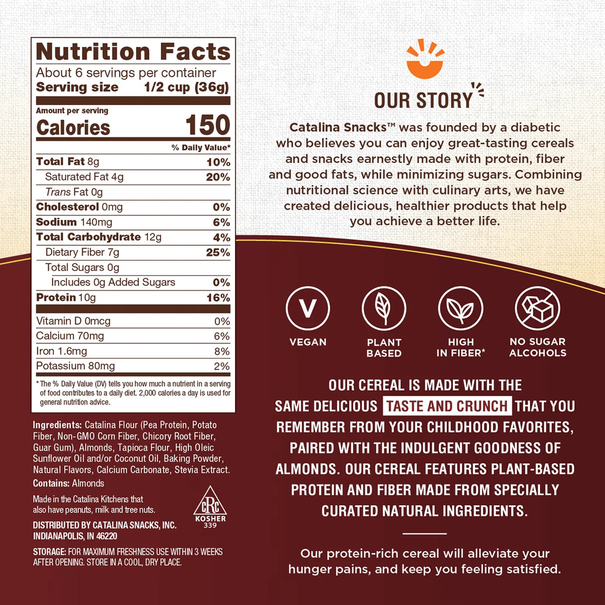 Catalina Crunch - Keto Friendly Cereal Pairing - 227g