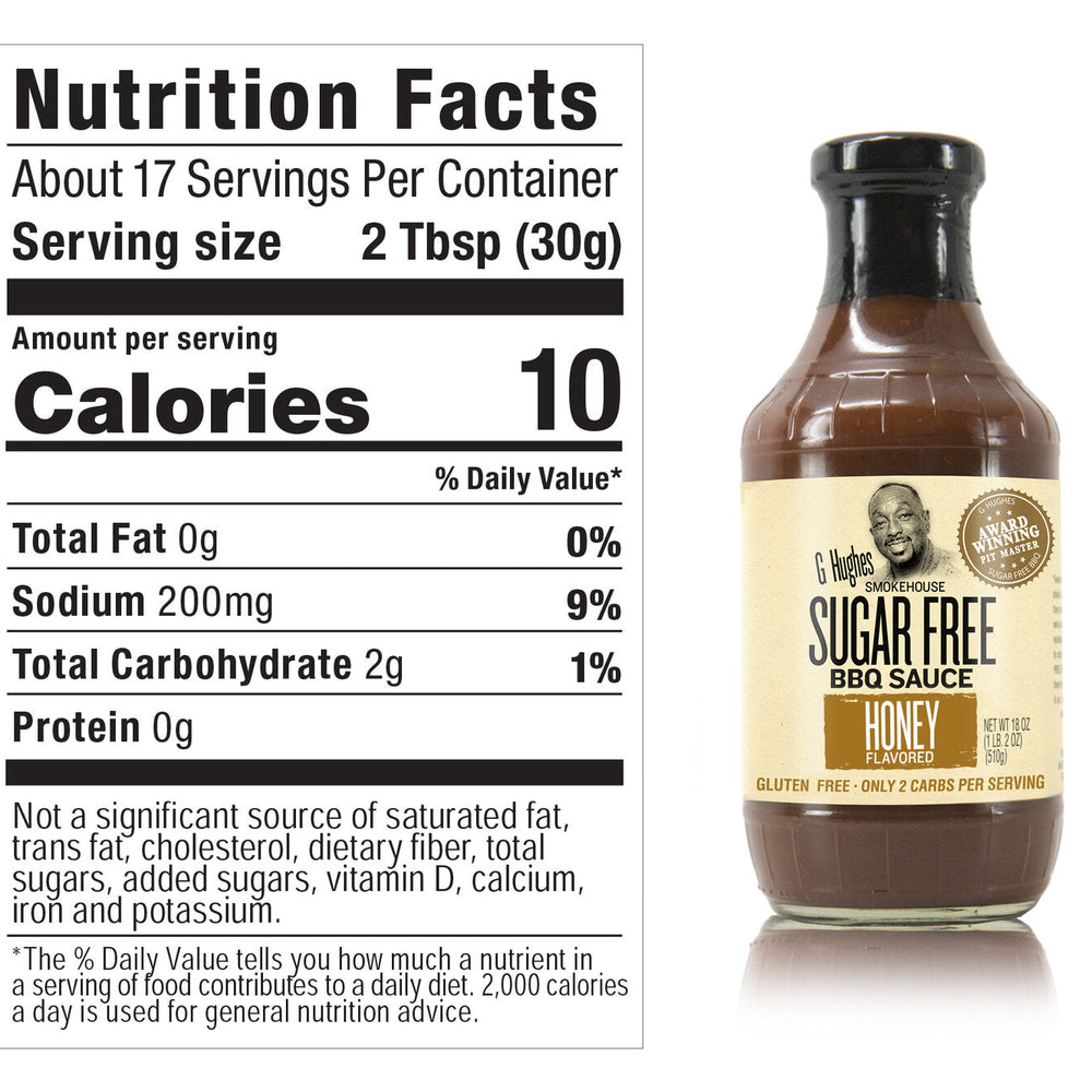 G Hughes Sugar Free BBQ Sauce 490g