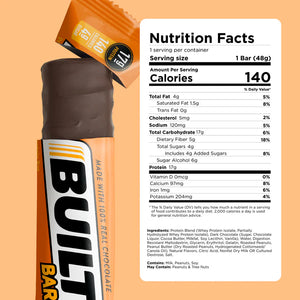 Built Protein Bar - 100% Real Chocolate - Zero Guilt (Box 12)